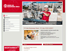 Tablet Screenshot of bauinnung-luebeck.de
